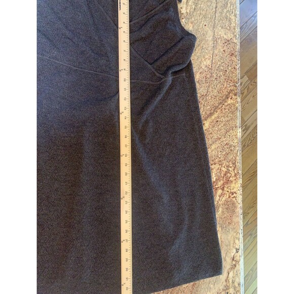 Eileen Fisher Charcoal Gray Sleeveless Dress - Picture 14 of 16